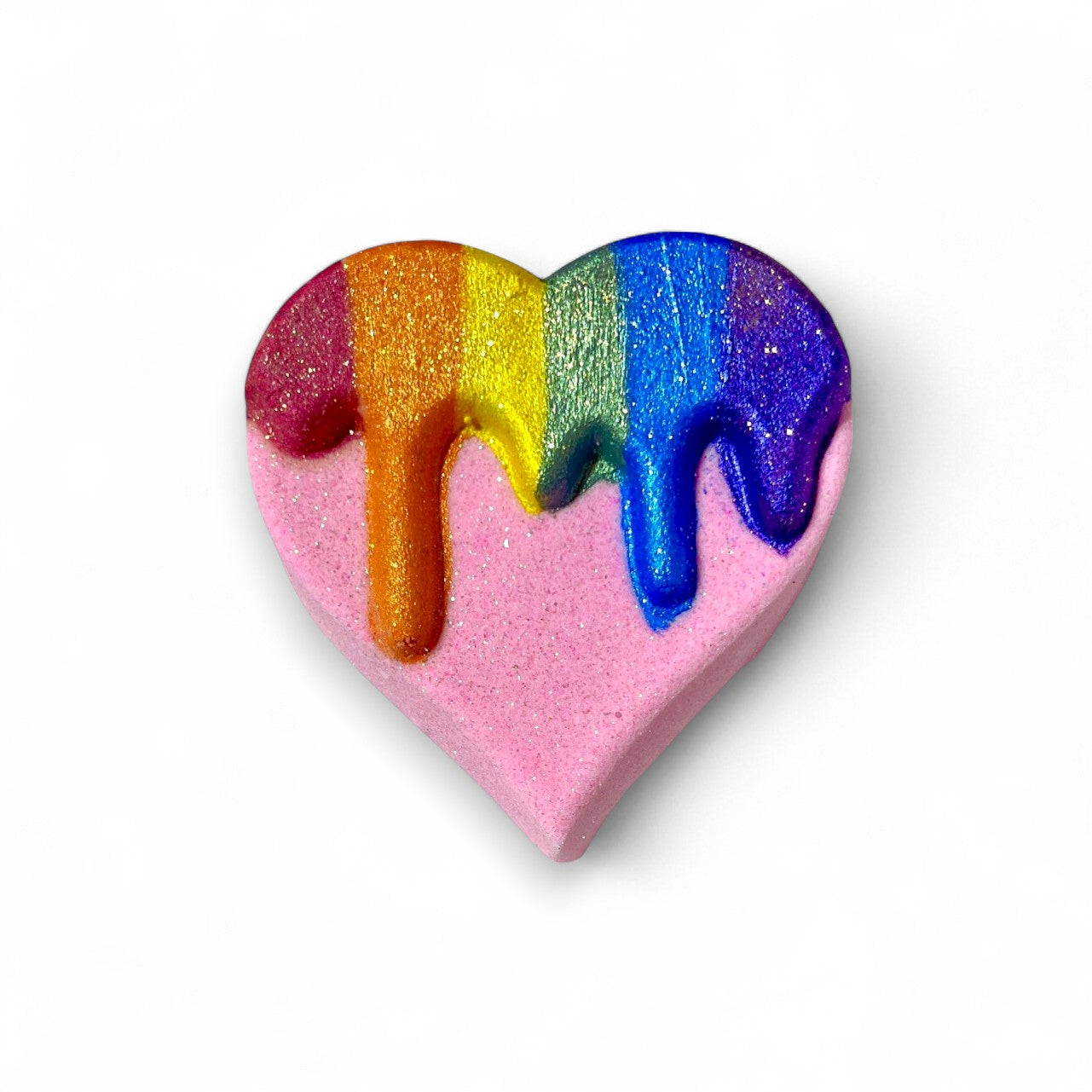 Melted Heart Bath Bomb